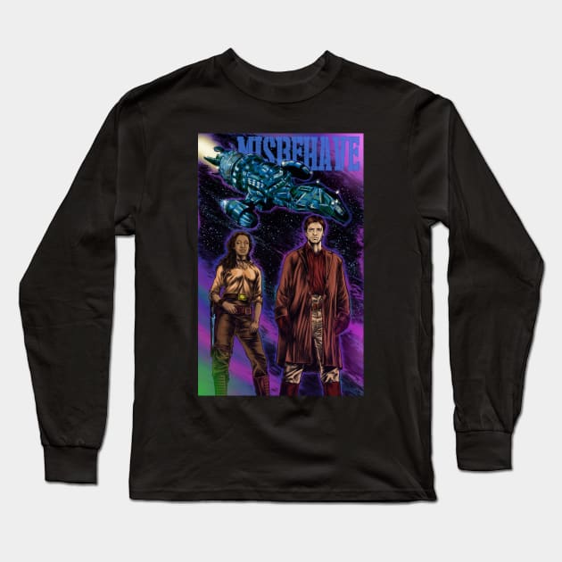 Misbehave Long Sleeve T-Shirt by MontisEcho